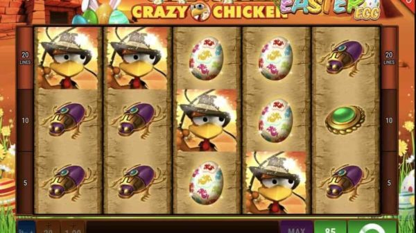 Super Duper Crazy Chicken Easter Egg automat - Najlepší casíno