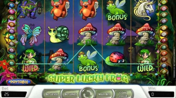 Super Lucky Frog automat - Najlepší casíno