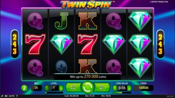 Twin Spin automat zdarma