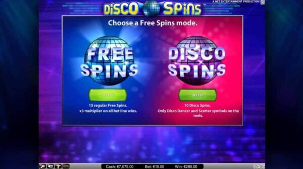 Disco Spins automat zdarma