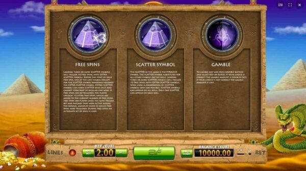 Pyramid Treasure automat