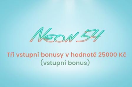 Neon54 vstupni bonus