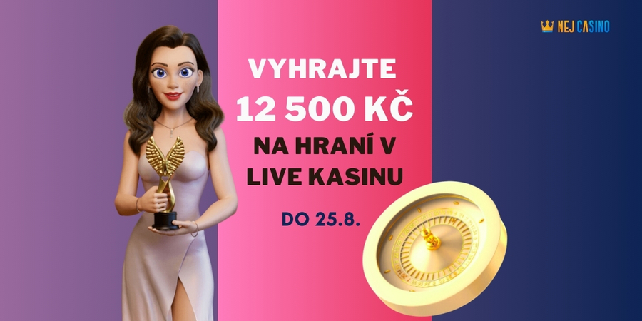 12500 kč na hraní v live kasinu