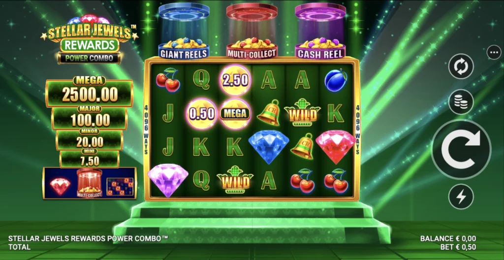 online automat Stellar Jewels Rewards Power Combo