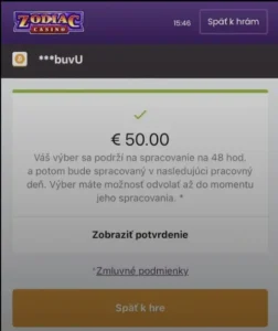 Vyber zo zodiac casino